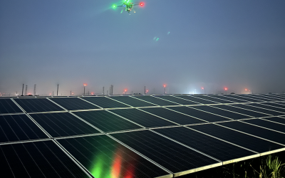 PVmagazine: “New pioneering project for inspection and diagnosis of large photovoltaic plants with drones, electroluminescence, and AI”